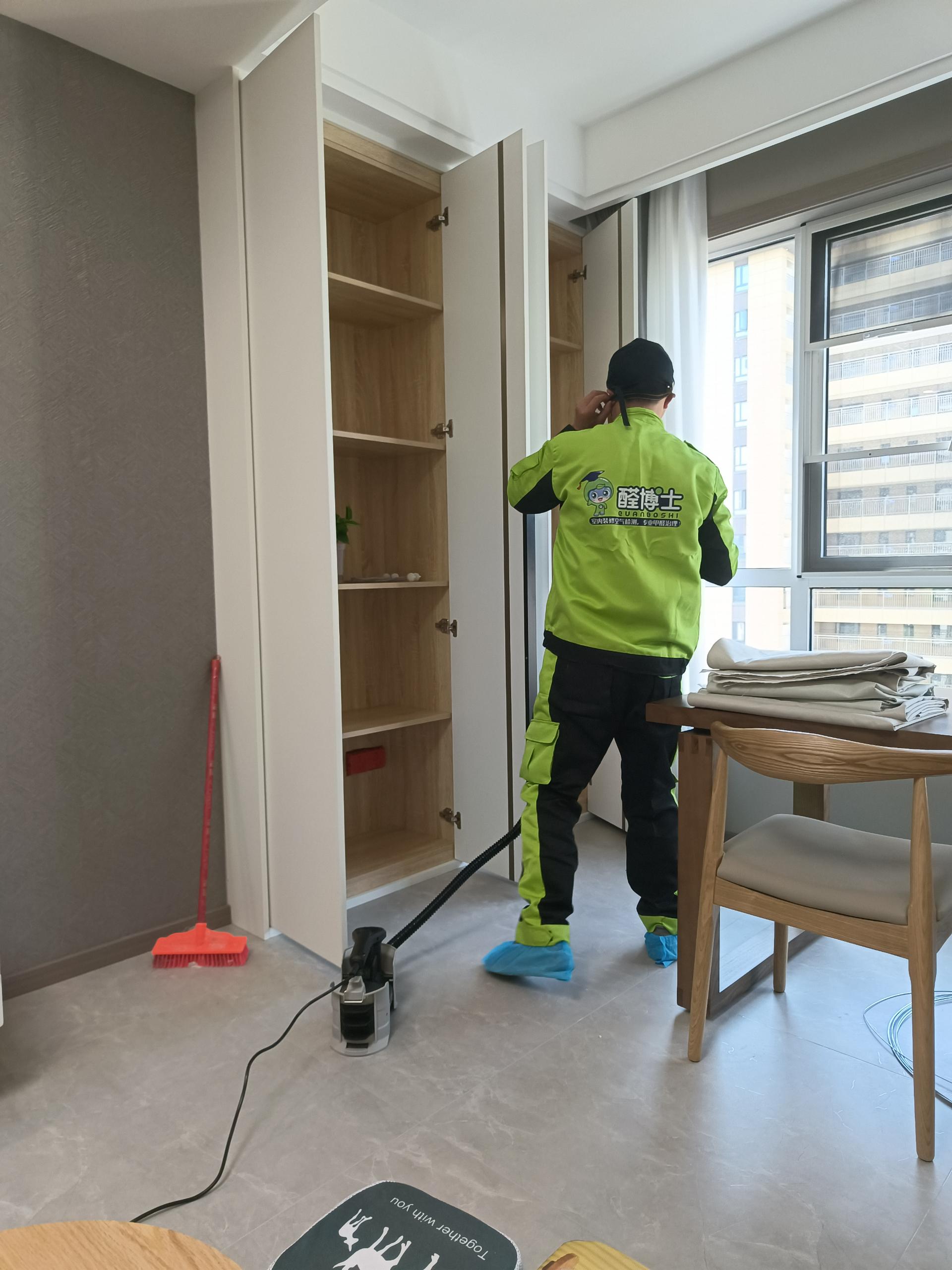 南雄十堰市百强世纪城小区除甲醛案例